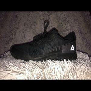 black reebok sneakers